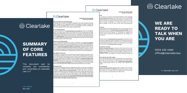 Partnership Core Features Partnership Core Features